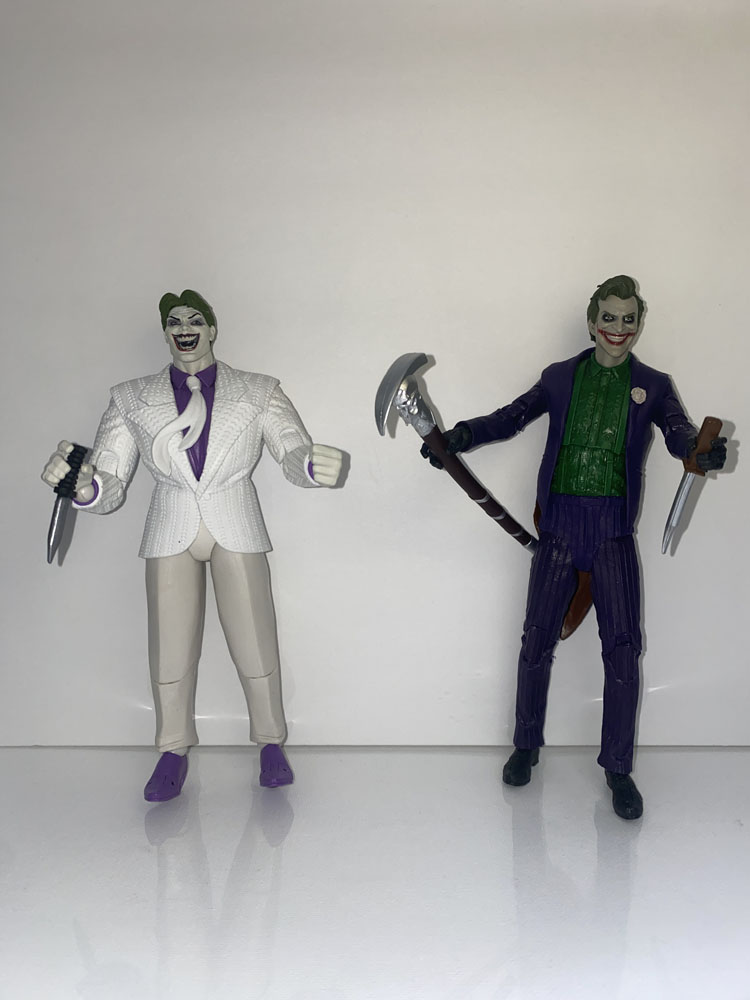 McFarlane Toys DC Multiverse Batman: The Dark Knight Returns The Joker Action Figure & McFarlane Toys Mortal Kombat 11 Joker Action Figure