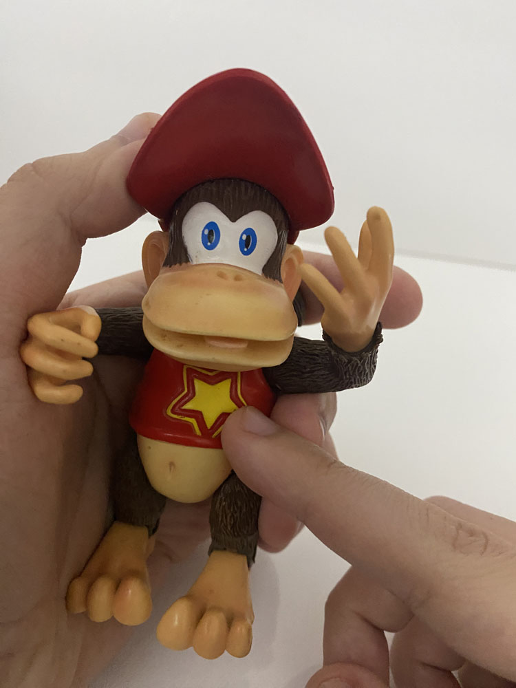 Toybiz Diddy Kong Racing Diddy Kong Action Figure